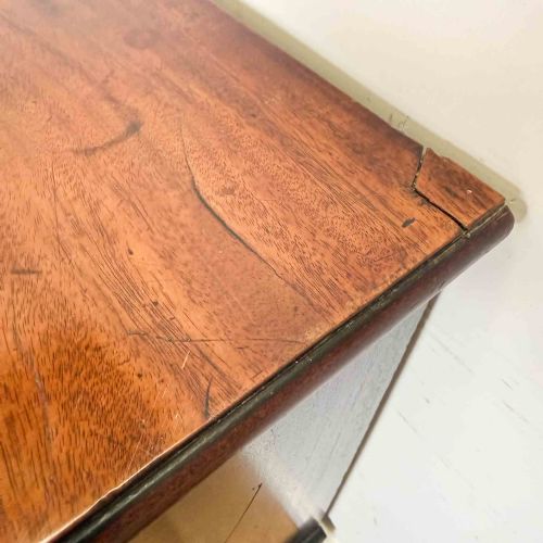 GEORGIAN MAHOGANY BACHELORS CHEST OF DRAWERS - ADDITIONAL PHOTO 23