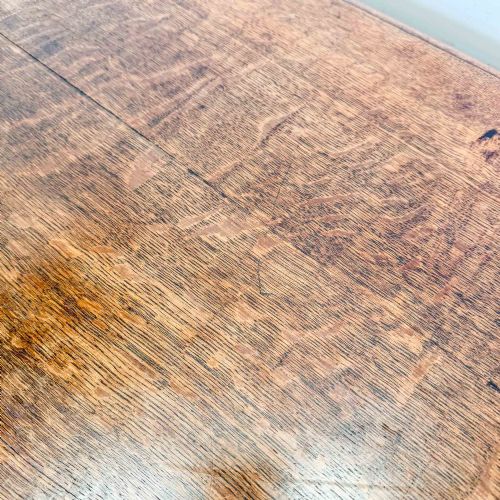 19TH CENTURY OAK SIDE TABLE BARLEY TWIST LEGS - ADDITIONAL PHOTO 10