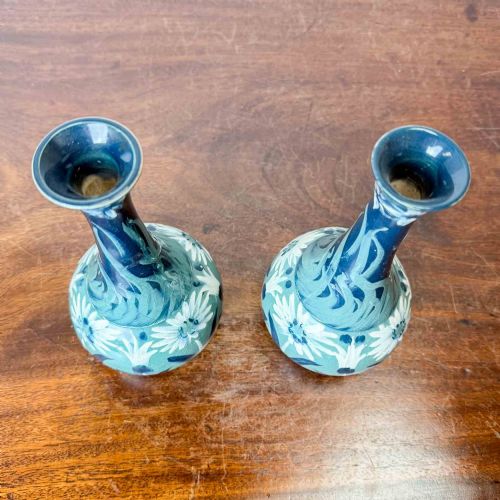 PAIR OF TG GREEN 'IVANHOE' ART NOUVEAU VASES - ADDITIONAL PHOTO 6