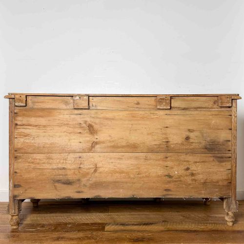 ANTIQUE PINE BREAKFRONT SIDEBOARD - ADDITIONAL PHOTO 14