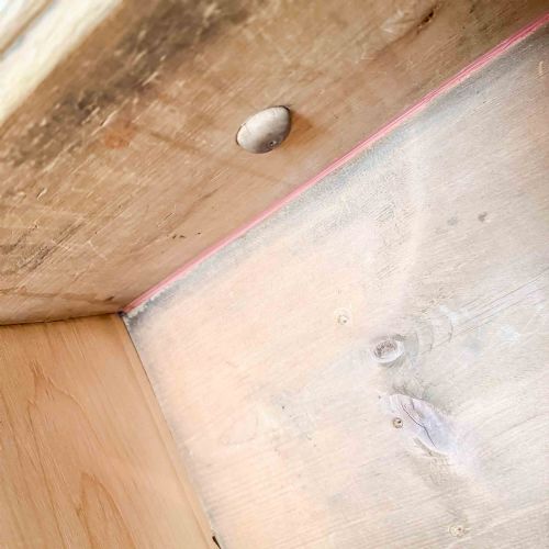 ANTIQUE PINE CHEST OF DRAWERS WITH ROUNDED CORNERS - ADDITIONAL PHOTO 14
