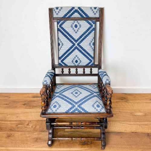 fig 1. Vintage American Style Rocking Chair