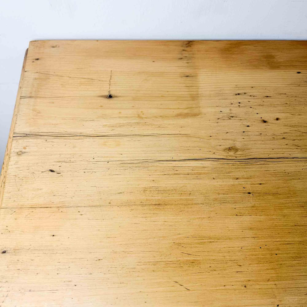 Antique Pine Breakfront Sideboard View XI