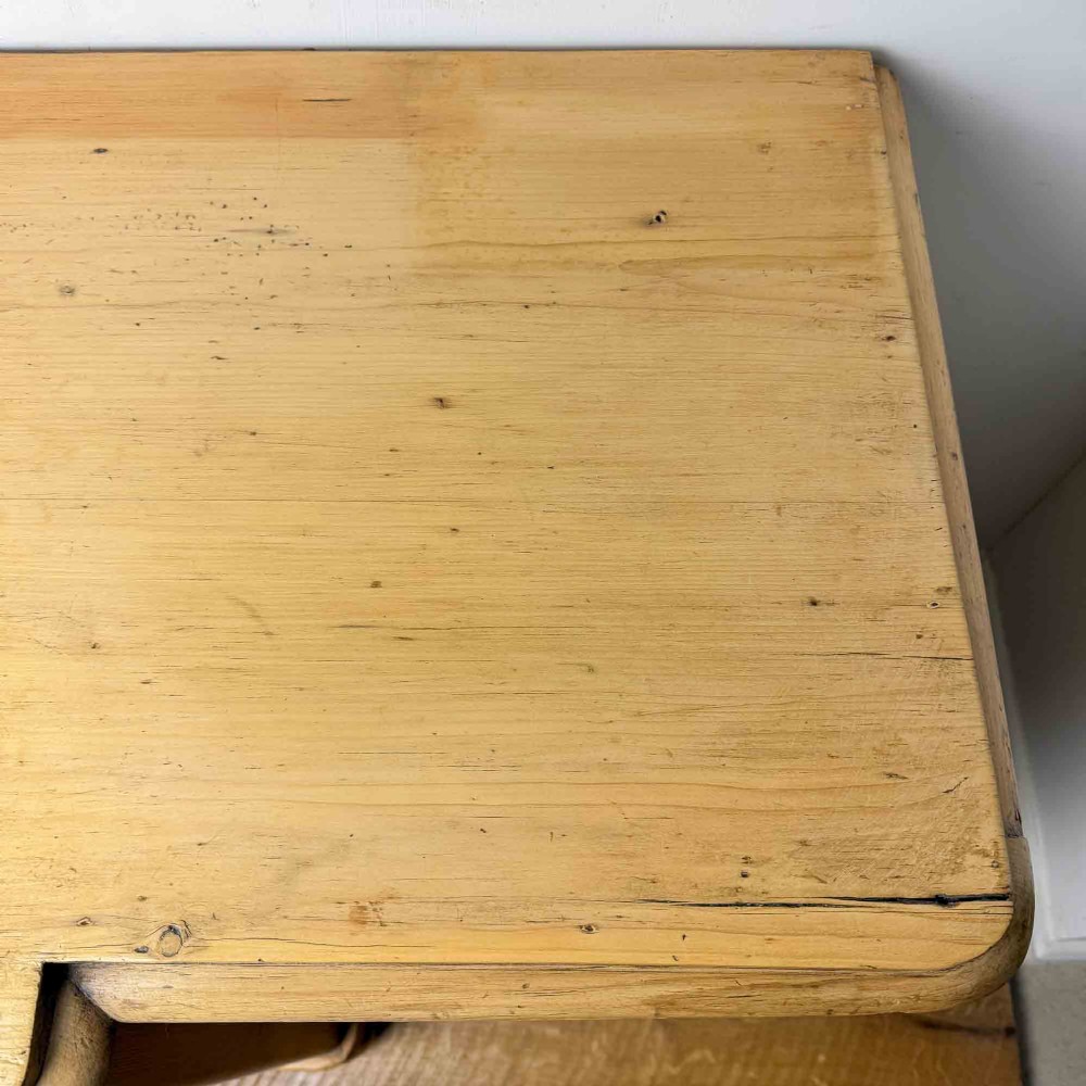 Antique Pine Breakfront Sideboard View XIII