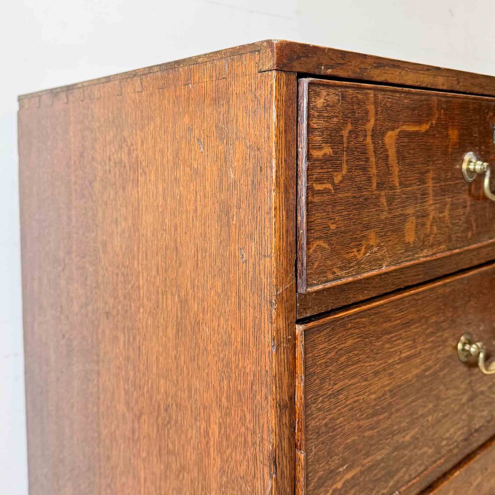 Georgian Oak Chest of Drawers View III