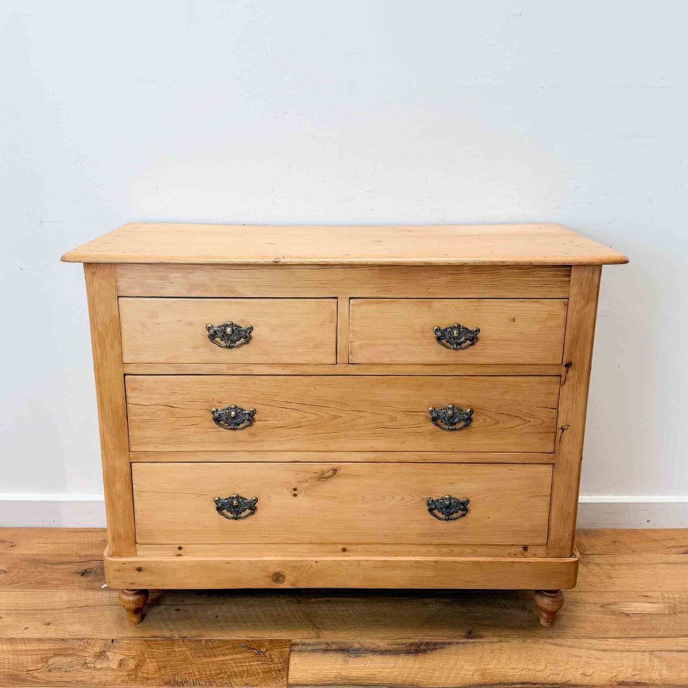Antique Pine Chest of Drawers View II