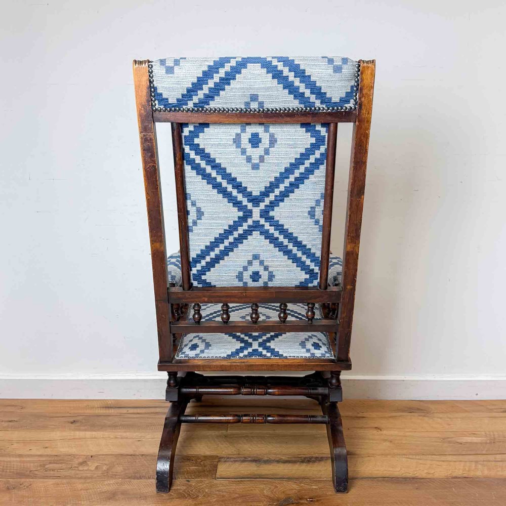 Vintage American Style Rocking Chair View V
