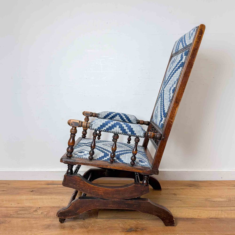 Vintage American Style Rocking Chair View VII
