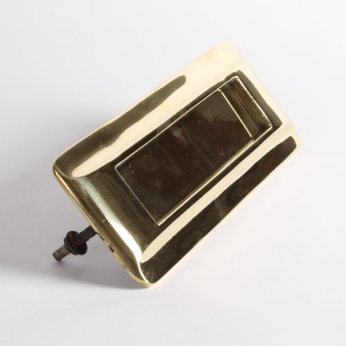 Art Deco brass letterbox