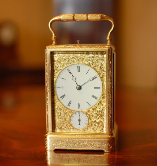 DROCOURT NO 8019 CARRIAGE CLOCK - ADDITIONAL PHOTO 4