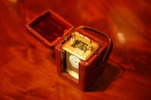 MINIATURE TIMEPIECE CARRIAGE CLOCK - ADDITIONAL PHOTO 4