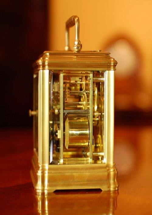 HENRI JACOT GRANDE SONNERIE CARRIAGE CLOCK - ADDITIONAL PHOTO 1