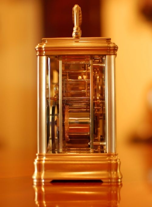 HENRI JACOT GRANDE SONNERIE CARRIAGE CLOCK - ADDITIONAL PHOTO 3