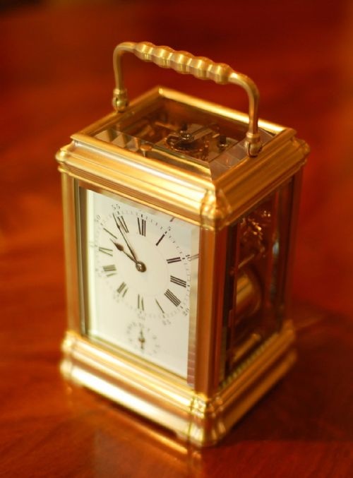 HENRI JACOT GRANDE SONNERIE CARRIAGE CLOCK - ADDITIONAL PHOTO 5