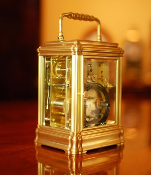 HENRI JACOT GRANDE SONNERIE CARRIAGE CLOCK - ADDITIONAL PHOTO 7