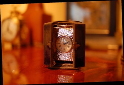 WILLIAM COMYNS 1905 MINIATURE CARRIAGE CLOCK - ADDITIONAL PHOTO 1