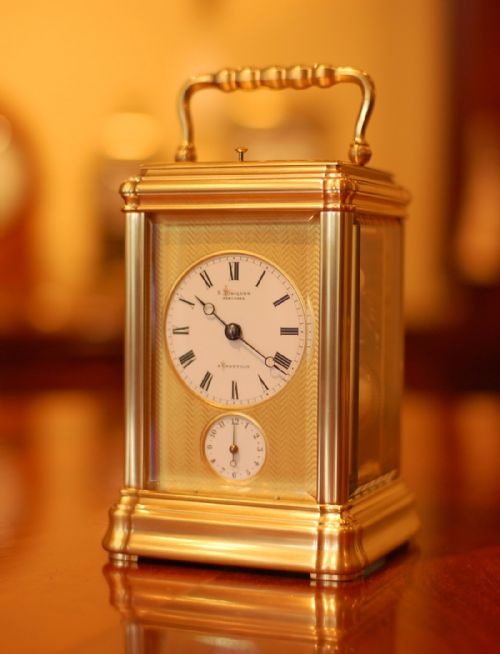 HDIRIQUEN CHANTILLY PUSH REPEAT CARRIAGE CLOCK - ADDITIONAL PHOTO 3