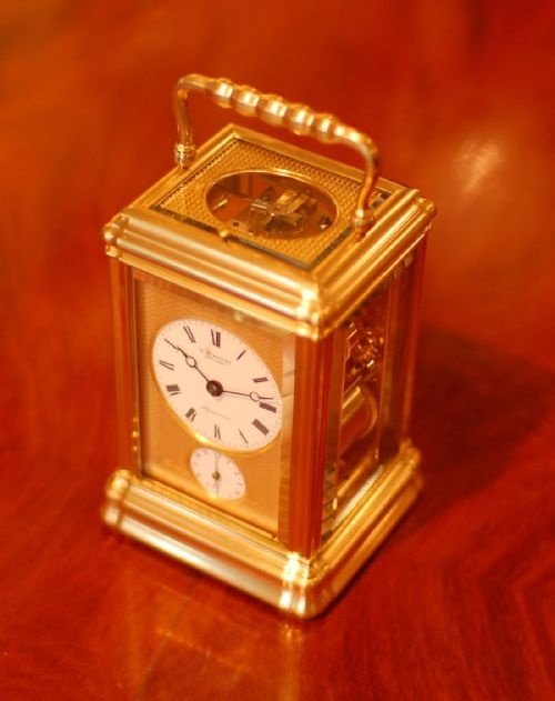 HDIRIQUEN CHANTILLY PUSH REPEAT CARRIAGE CLOCK - ADDITIONAL PHOTO 5
