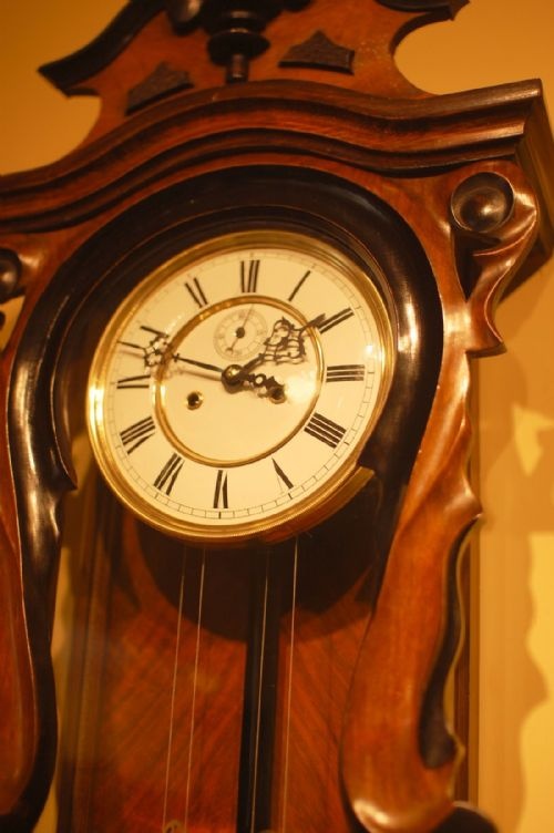 SERPENTINE VIENNA WALL CLOCK - ADDITIONAL PHOTO 1