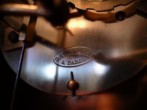 BAZELAIRE A PARIS MANTEL CLOCK - ADDITIONAL PHOTO 5