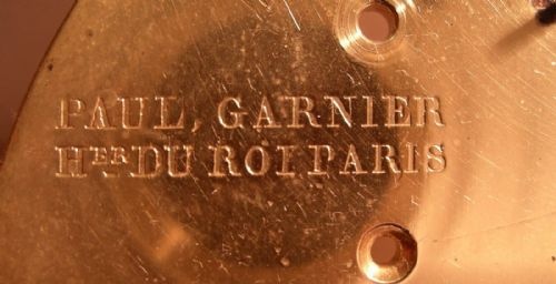 PAUL GARNIER MANTEL CLOCK - ADDITIONAL PHOTO 4