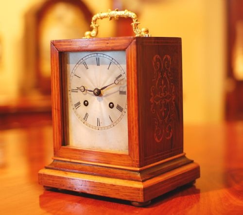 bazelaire a paris mantel clock - CATEGORY: ANTIQUE CLOCKS - DATED 1850