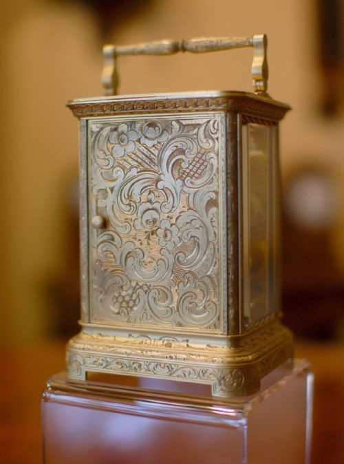 CARRIAGE CLOCK BY STEVENARD BOULOGNE - ADDITIONAL PHOTO 1
