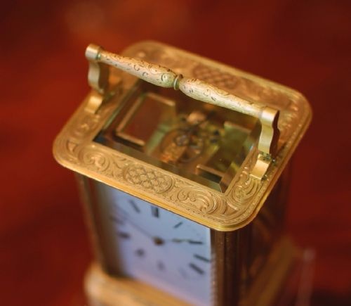 CARRIAGE CLOCK BY STEVENARD BOULOGNE - ADDITIONAL PHOTO 3