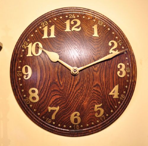 zenith heals wall clock - CATEGORY: ANTIQUE CLOCKS - DATED 1940