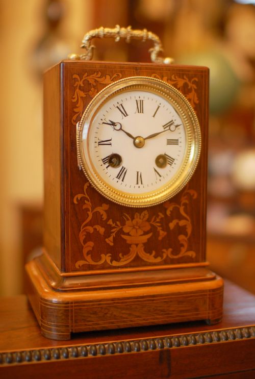 leroy a paris mantel clock - CATEGORY: ANTIQUE CLOCKS - DATED 1860