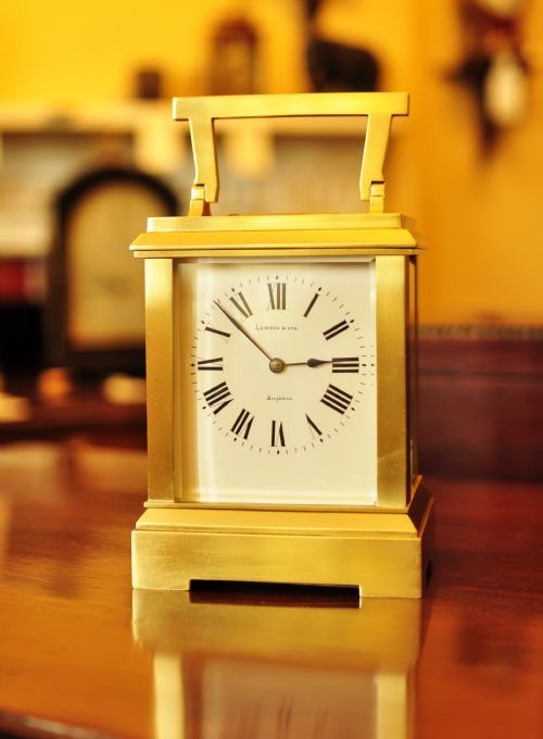 GIANT CARRIAGE CLOCK BY LAWSON SON OF BRIGHTON - ADDITIONAL PHOTO 2