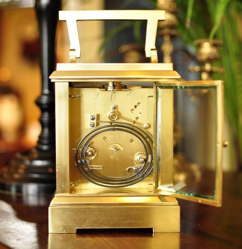 GIANT CARRIAGE CLOCK BY LAWSON SON OF BRIGHTON - ADDITIONAL PHOTO 3