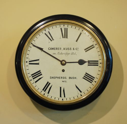 camerer kuss school clock circa 1870 - CATEGORY: ANTIQUE CLOCKS - DATED 1870