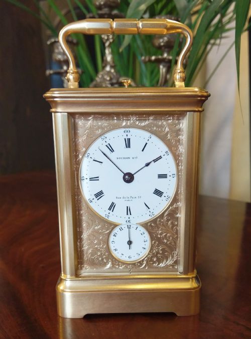bourdin 28 rue de la paix - CATEGORY: ANTIQUE CLOCKS - DATED 1870