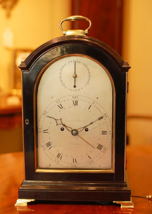 james brown portsea bracket clock - CATEGORY: ANTIQUE CLOCKS - DATED 1800