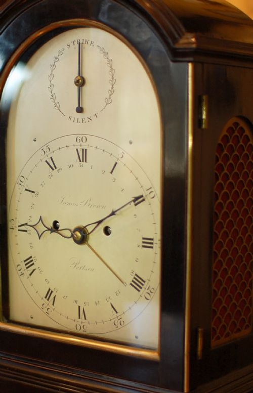 JAMES BROWN PORTSEA BRACKET CLOCK - ADDITIONAL PHOTO 2