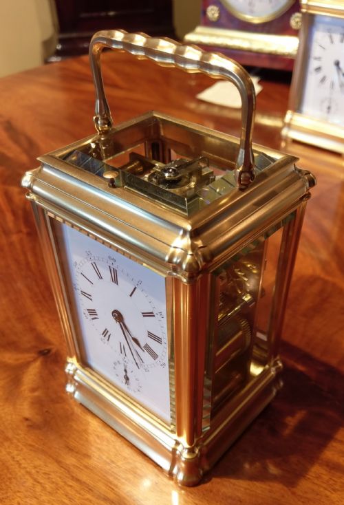HENRI JACOT PETITE SON' CARRIAGE CLOCK - ADDITIONAL PHOTO 3
