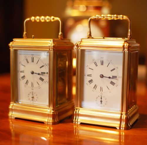 HENRI JACOT PETITE SON' CARRIAGE CLOCK - ADDITIONAL PHOTO 4