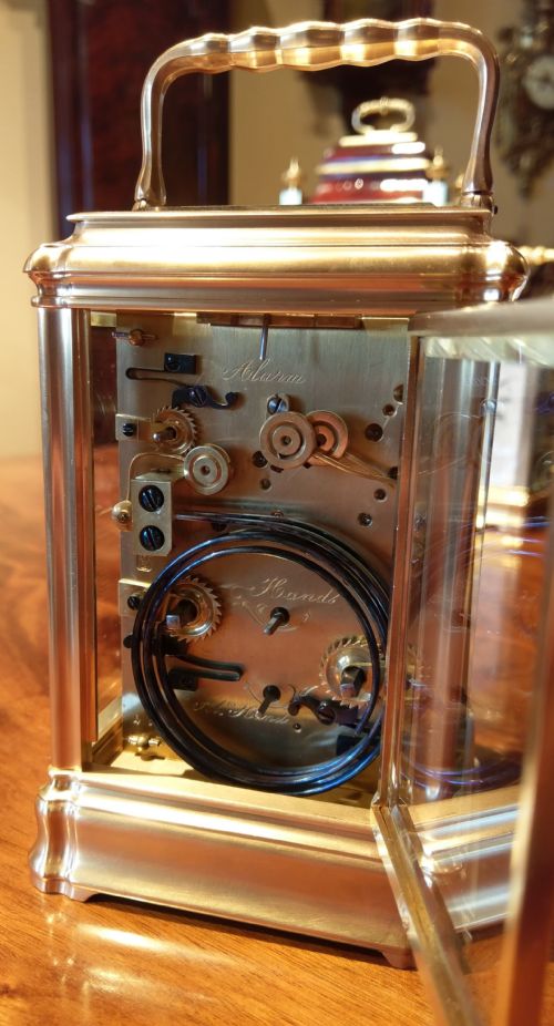 HENRI JACOT PETITE SON' CARRIAGE CLOCK - ADDITIONAL PHOTO 5