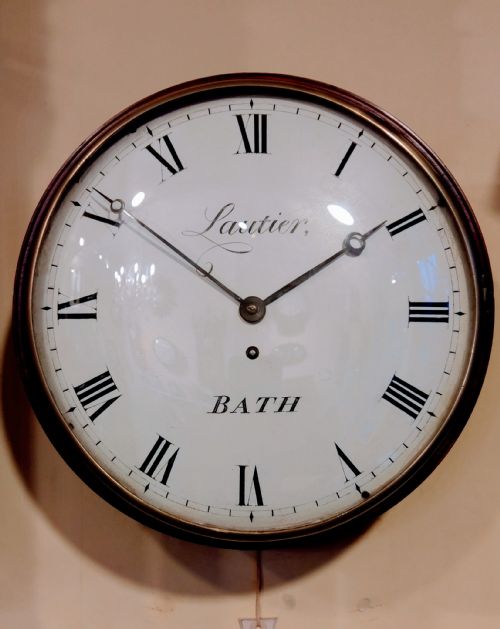 antique wall clock - CATEGORY: ANTIQUE CLOCKS - DATED 19TH CENTURY