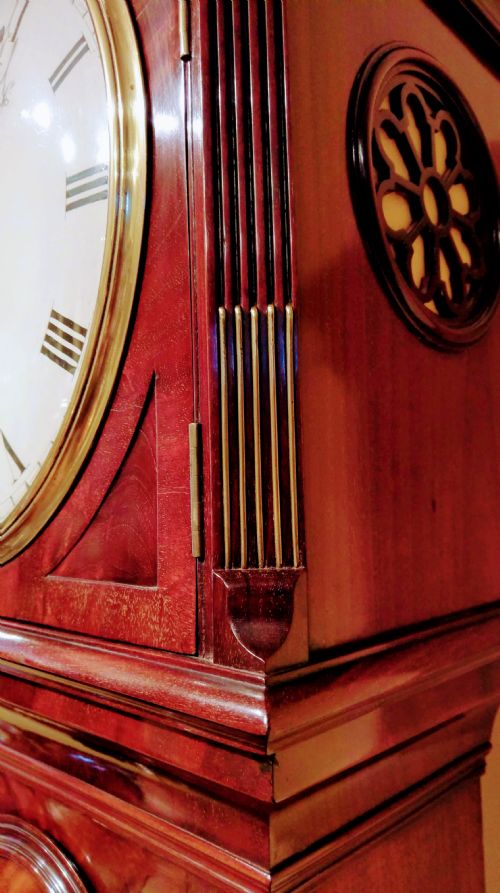 FINE REGENCY LONGCASE CLOCK - ADDITIONAL PHOTO 3