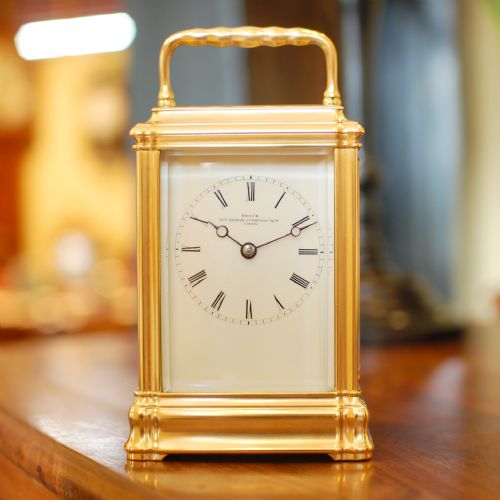 BROCK HENRI JACOT CARRIAGE CLOCK - ADDITIONAL PHOTO 4