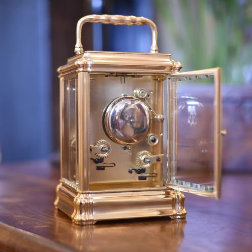 BROCK HENRI JACOT CARRIAGE CLOCK - ADDITIONAL PHOTO 1