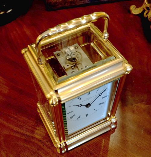BROCK HENRI JACOT CARRIAGE CLOCK - ADDITIONAL PHOTO 9