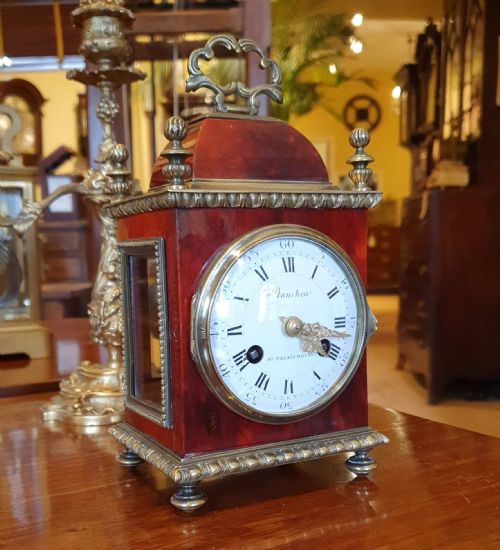 BEAUTIFUL 'PETITE' MANTEL CLOCK PLANCHON PALAIS ROYAL - ADDITIONAL PHOTO 5