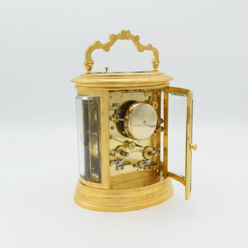 GRANDE AND PETITE SONNERIE OVAL CARRIAGE CLOCK - ADDITIONAL PHOTO 7