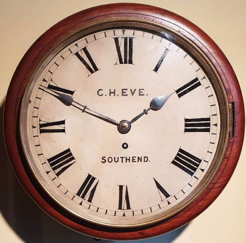 classic wall clock from southendonsea - CATEGORY: ANTIQUE CLOCKS - DATED 1890