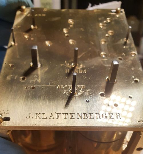 CARRIAGE CLOCK BY HENRI JACOT FOR KLAFTENBERGER LONDON - ADDITIONAL PHOTO 2