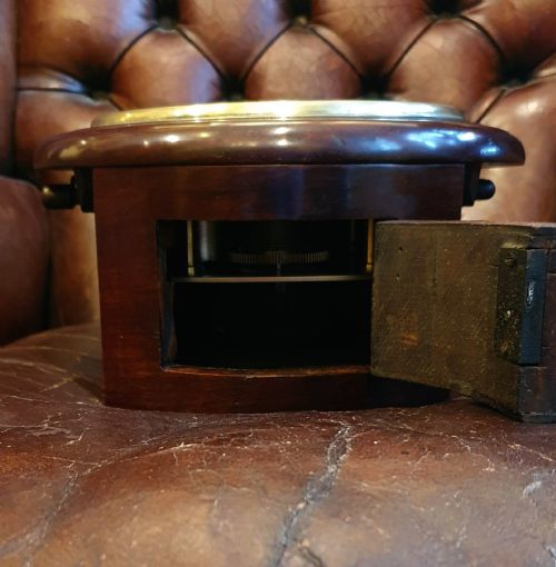 TRUE 8INCH DIAL RAILWAY CLOCKTIMEPIECE - ADDITIONAL PHOTO 1