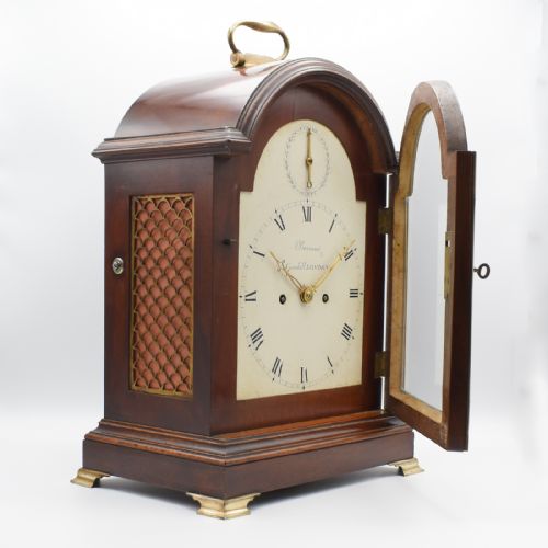 CLASSIC VERGE BRACKET CLOCK BY BARRAUD - ADDITIONAL PHOTO 9